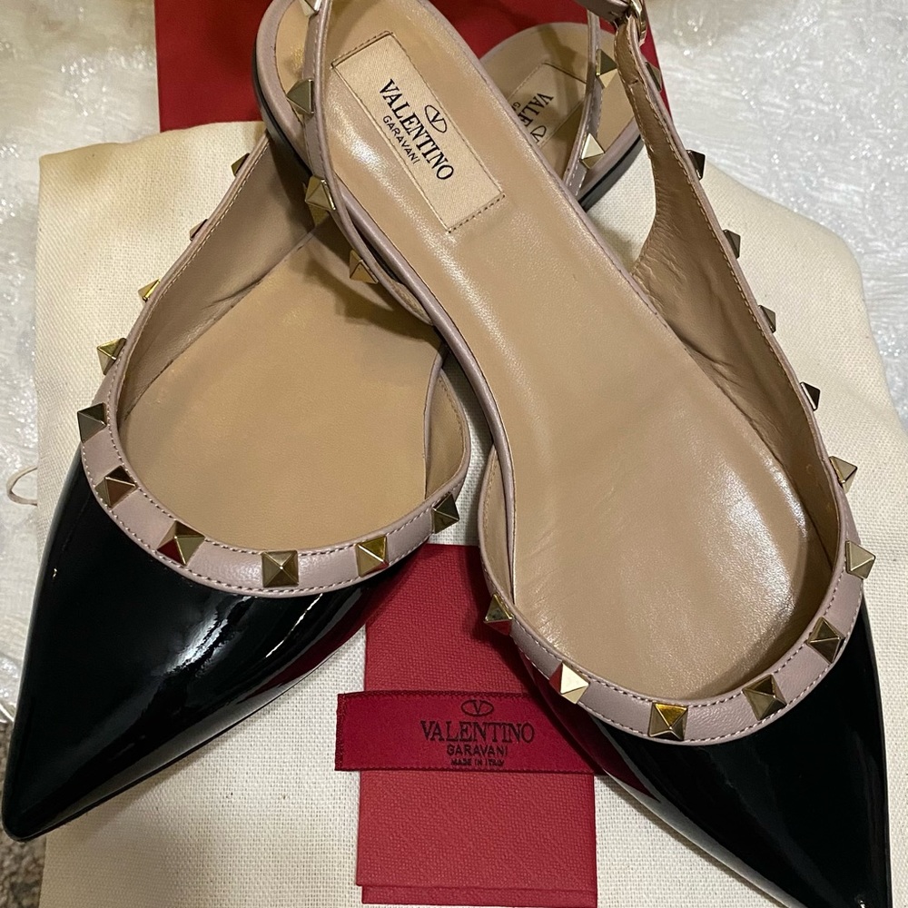 🌸Valentino Rockstud Slingback 🌸